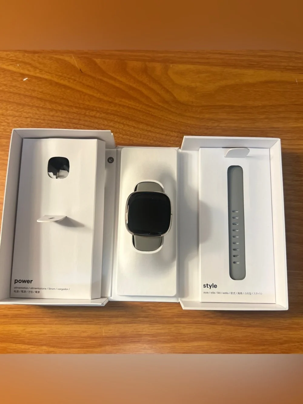 Fitbit Sense Watch, Charger, Faceplate and bands